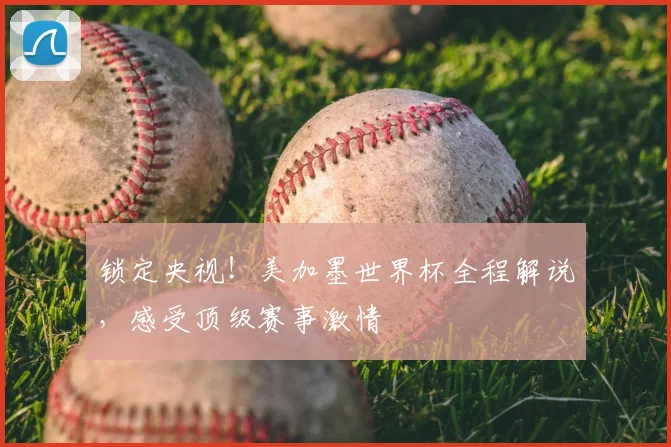 锁定央视！美加墨世界杯全程解说，感受顶级赛事激情